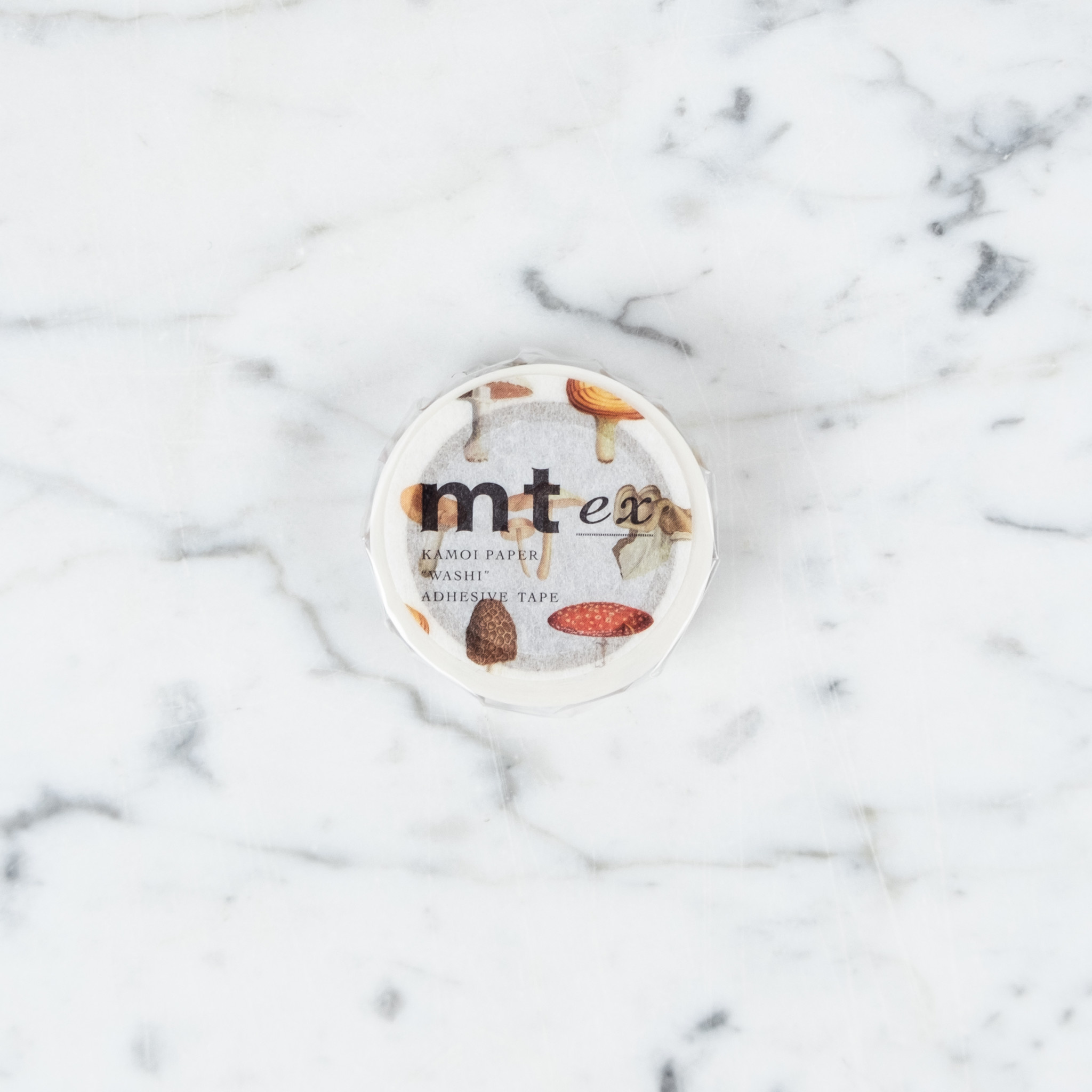MT Masking Tape Washi Tape Single: Mushrooms