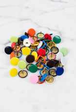 Leone Pushpins - Assorted Rainbow Colors - 100 Count
