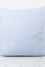French Linen Pillow - Light Blue