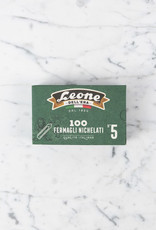 Leone Dell’Era Leone Nickel Plated Paper Clips, Box Of 100 - Size 5