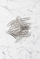 Leone Dell’Era Leone Nickel Plated Paper Clips, Box Of 100 - Size 5