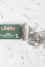 Leone Dell’Era Leone Nickel Plated Paperclips, Box Of 100 - Size 5