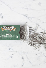 Nickel Plated Paperclip, Box Of 100 - Size 5