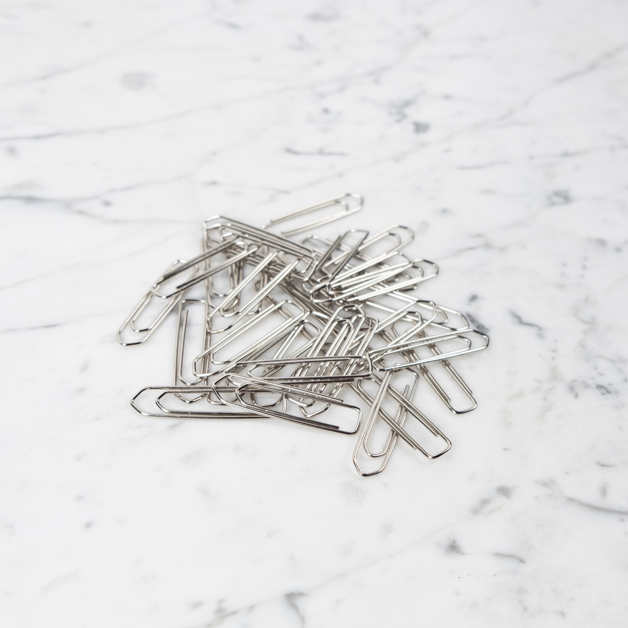 Leone Dell’Era Leone Nickel Plated Paper Clips, Box Of 100 - Size 5