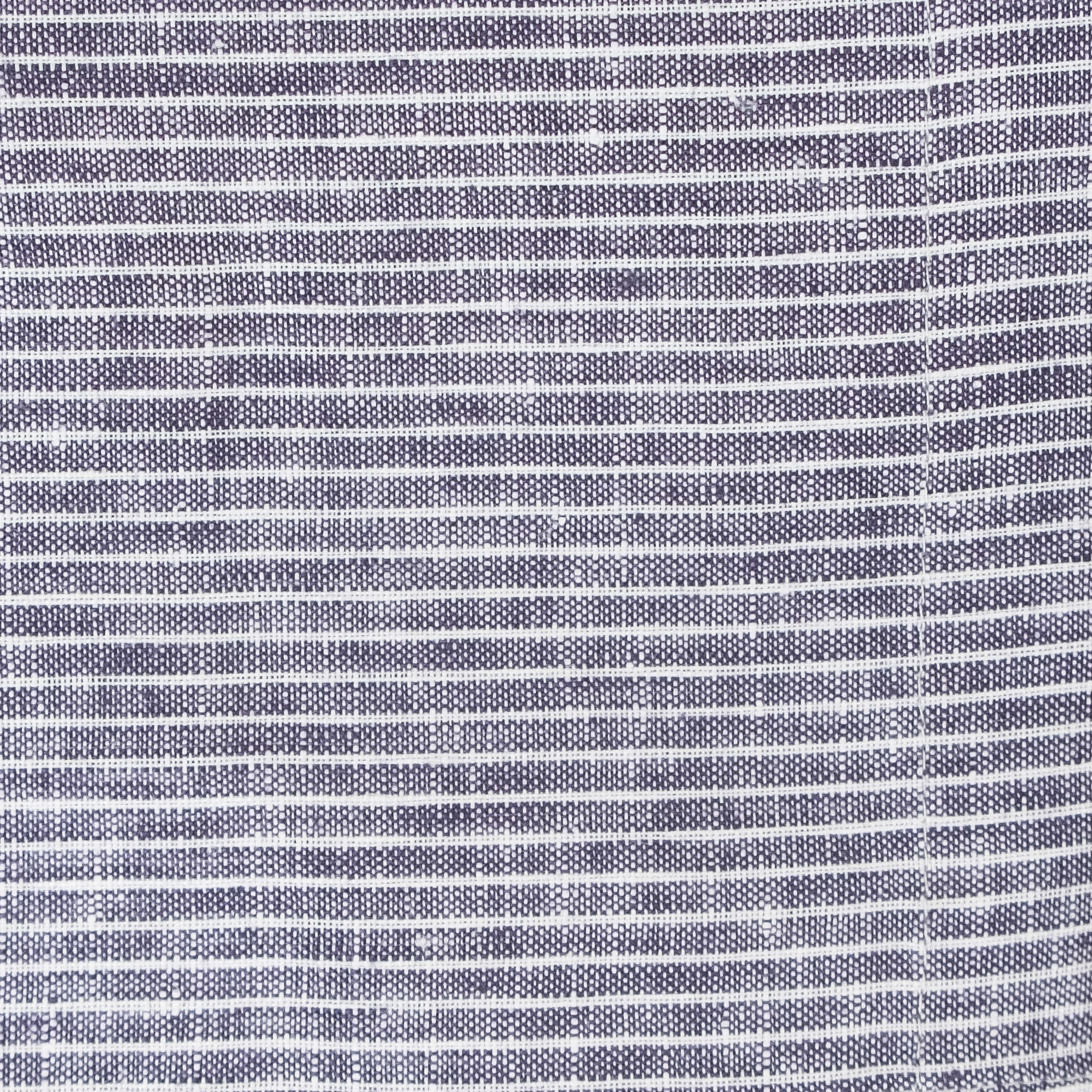 Full Linen Apron Grey + White Stripe