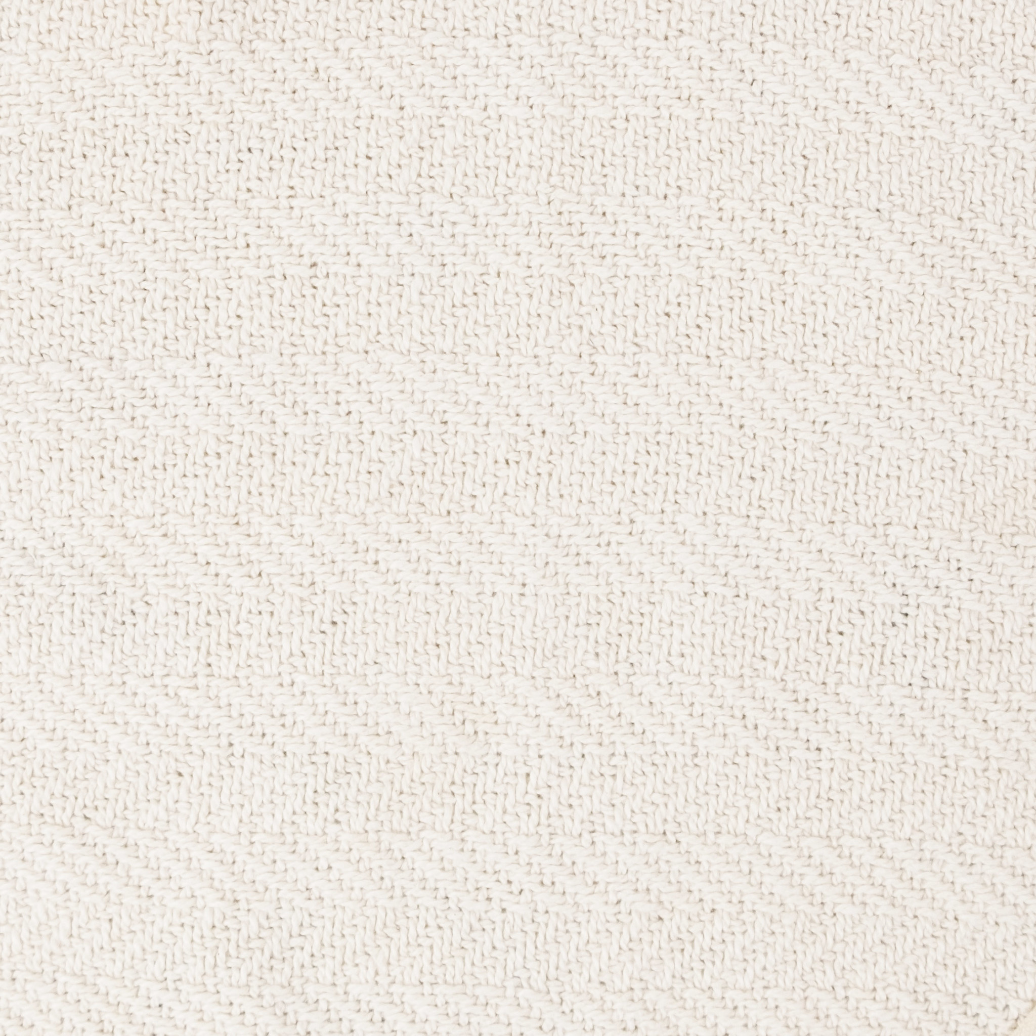 Ivory Herringbone Cotton Towel - Washcloth-10x10"