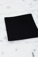 Lithuanian Linen Coaster - Black