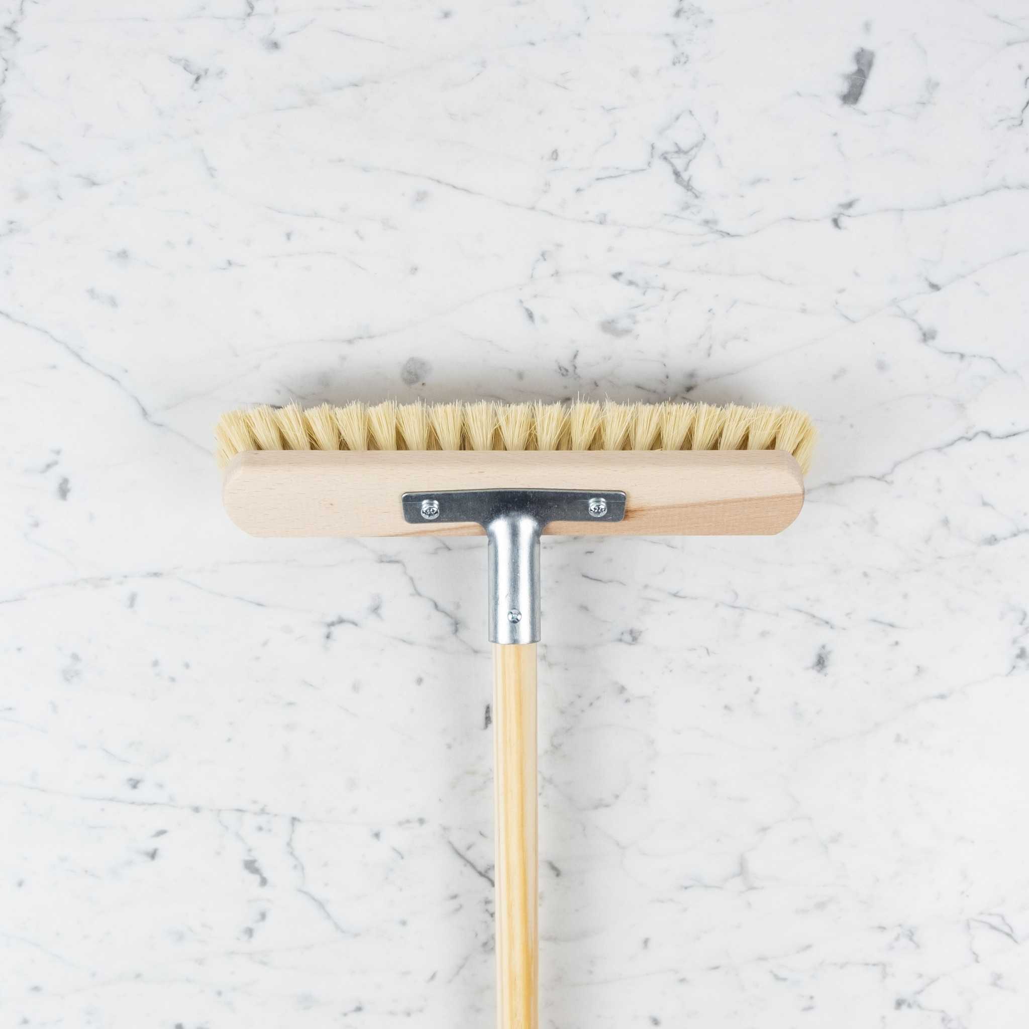 Wide Floor Scrub Brush - Tampico Bristles -12" x  4.5'