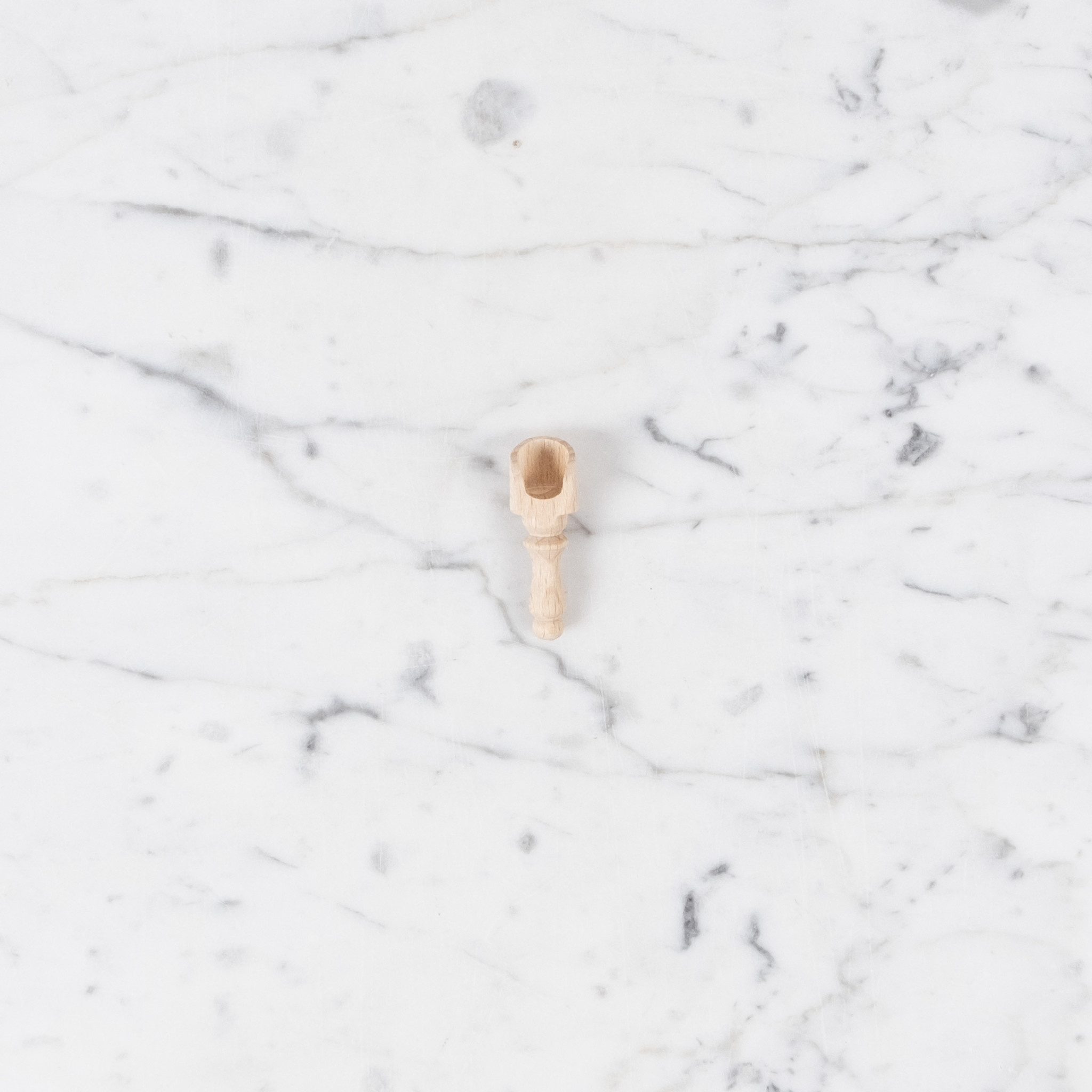 Beechwood Salt or Spice Scoop - Tiny - 2"