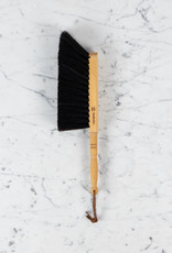 German Hand Broom - Beech and Black Horsehair - 11.5"