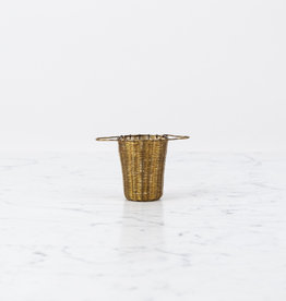 Bellocq Tea Atelier Brass Deep Basket Tea Strainer