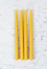 Dipam Dutch Beeswax Taper Candles-12"- Box Set of Four