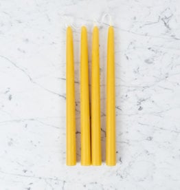 Box Set of Four 12" Dutch Beeswax Taper Candles