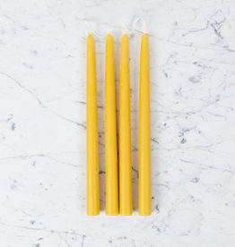 Dipam Dutch Beeswax Taper Candles-12"- Box Set of Four