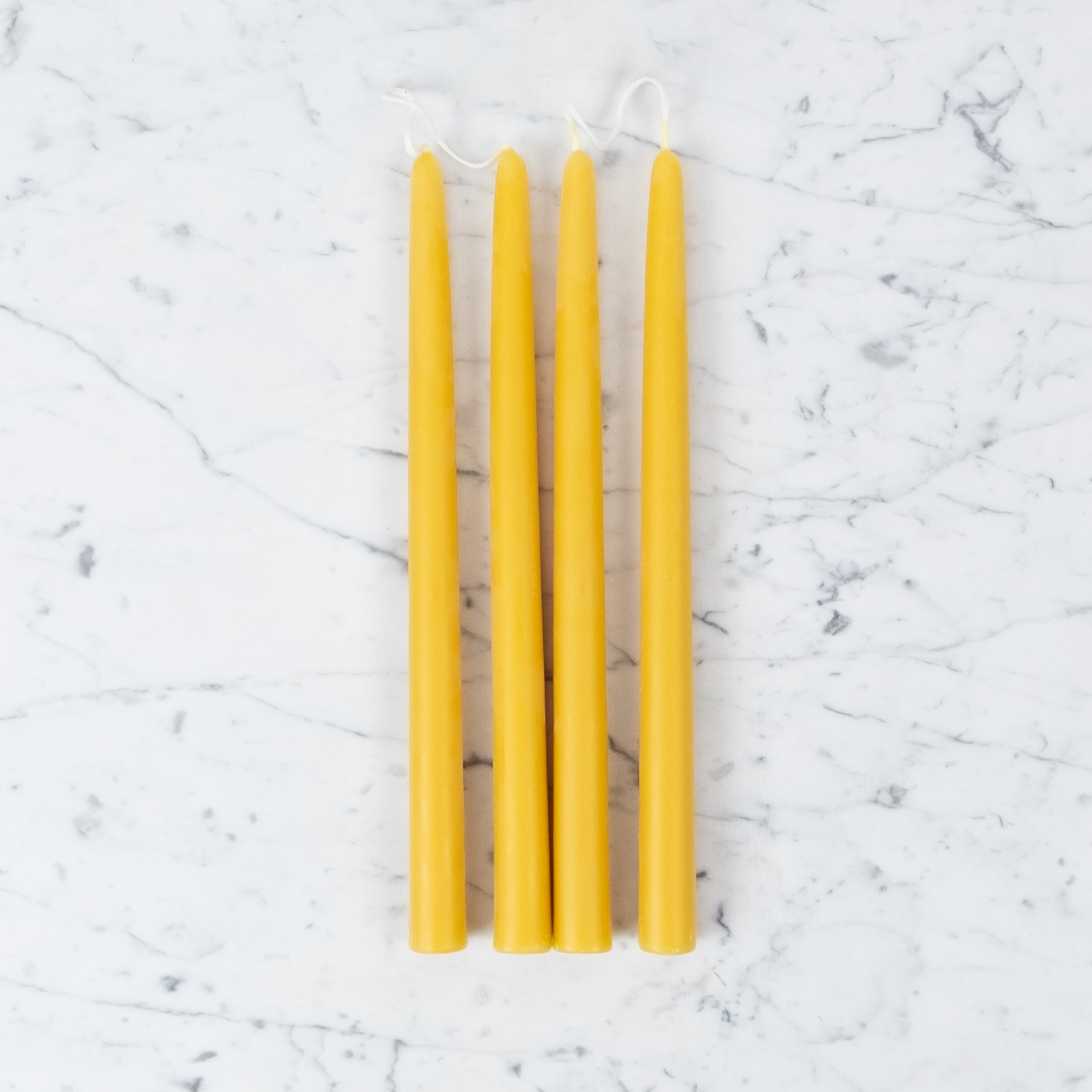 Dipam Dutch Beeswax 12" Taper Candles- Box of 4