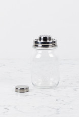 Stainless Cocktail Shaker Strainer Top for Mason Jar - with Muslin Storage Bag