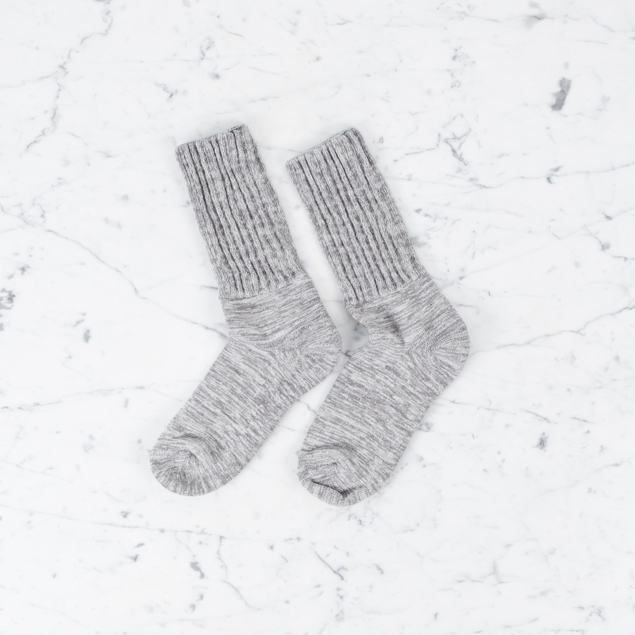 Mekke Socks - Heather Grey - Medium