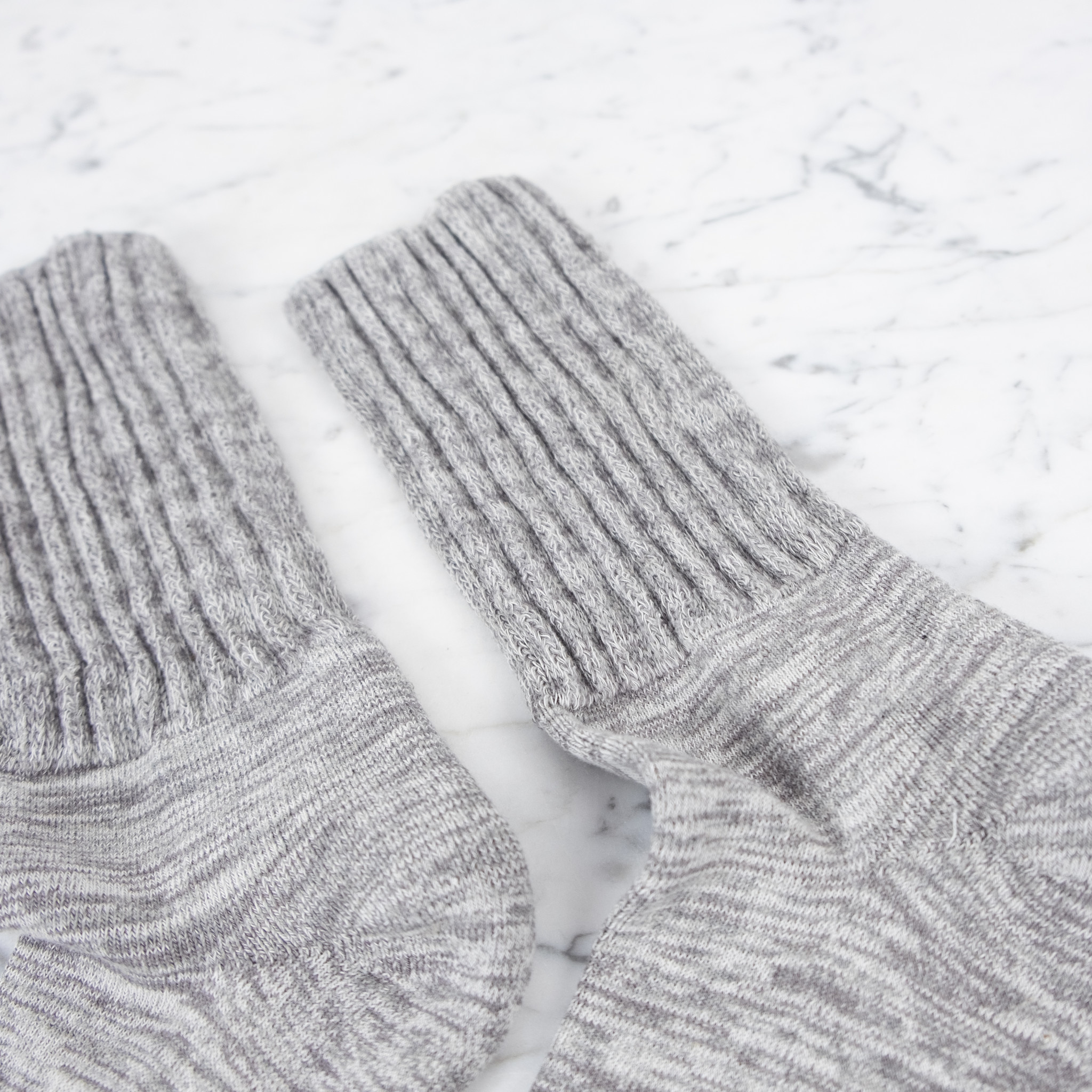 Mekke Socks - Heather Grey - Medium