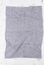 Lithuanian Linen Kitchen Cloth - Grey + White Stripe