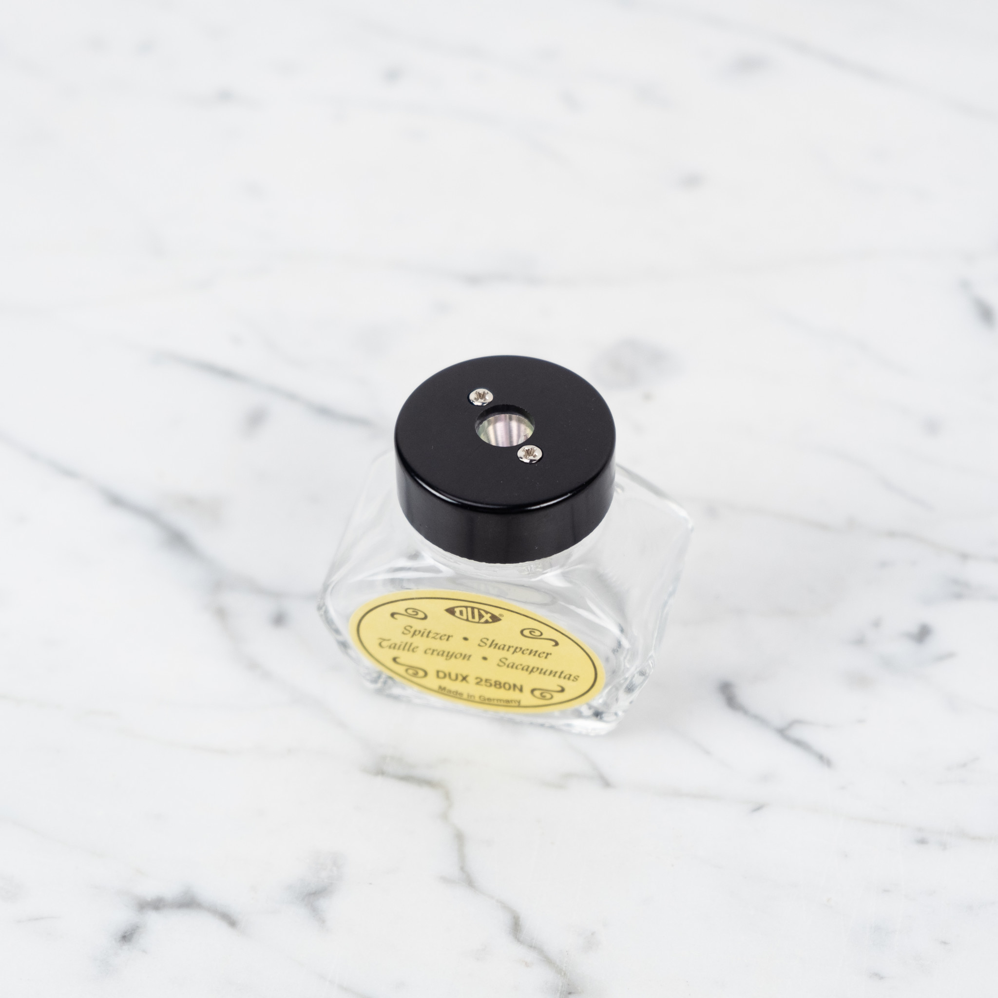 DUX Glass Pencil Sharpener - Inkwell Shape