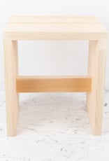 Simple Japanese Hinoki Stool - Large - 15.75H