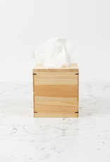 Japanese Hinoki Tissue Box - Square