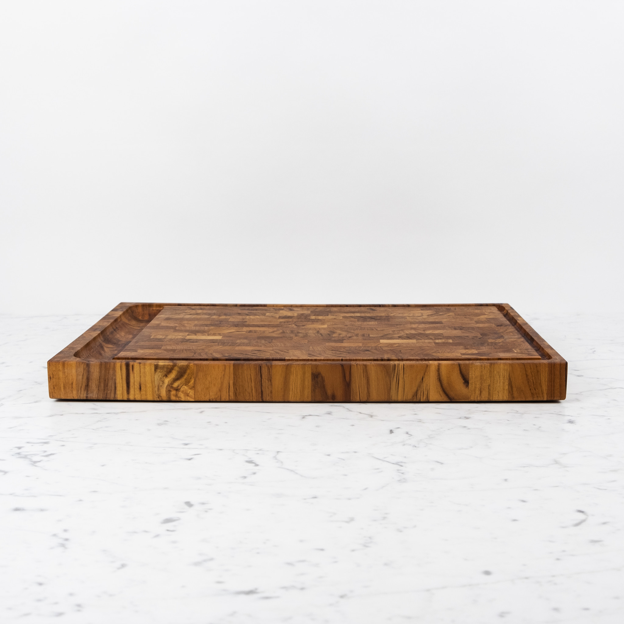 Skagerak Dania End Grain Cutting Board - Oiled Teak - 22 x 13.75"
