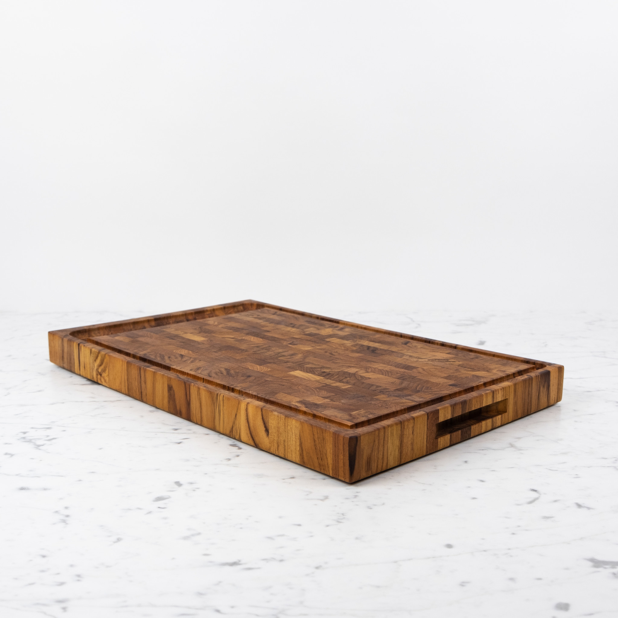 Skagerak Dania End Grain Cutting Board - Oiled Teak - 22 x 13.75"