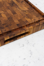 Skagerak Dania End Grain Cutting Board - Oiled Teak - 22 x 13.75"
