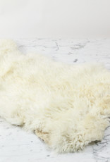 Natural White Rustic Sheepskin