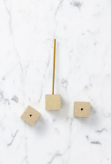 Sumitani Saburo Shoten Cube Incense Holder - Brass
