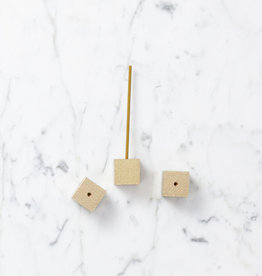 Sumitani Saburo Shoten Cube Incense Holder - Brass