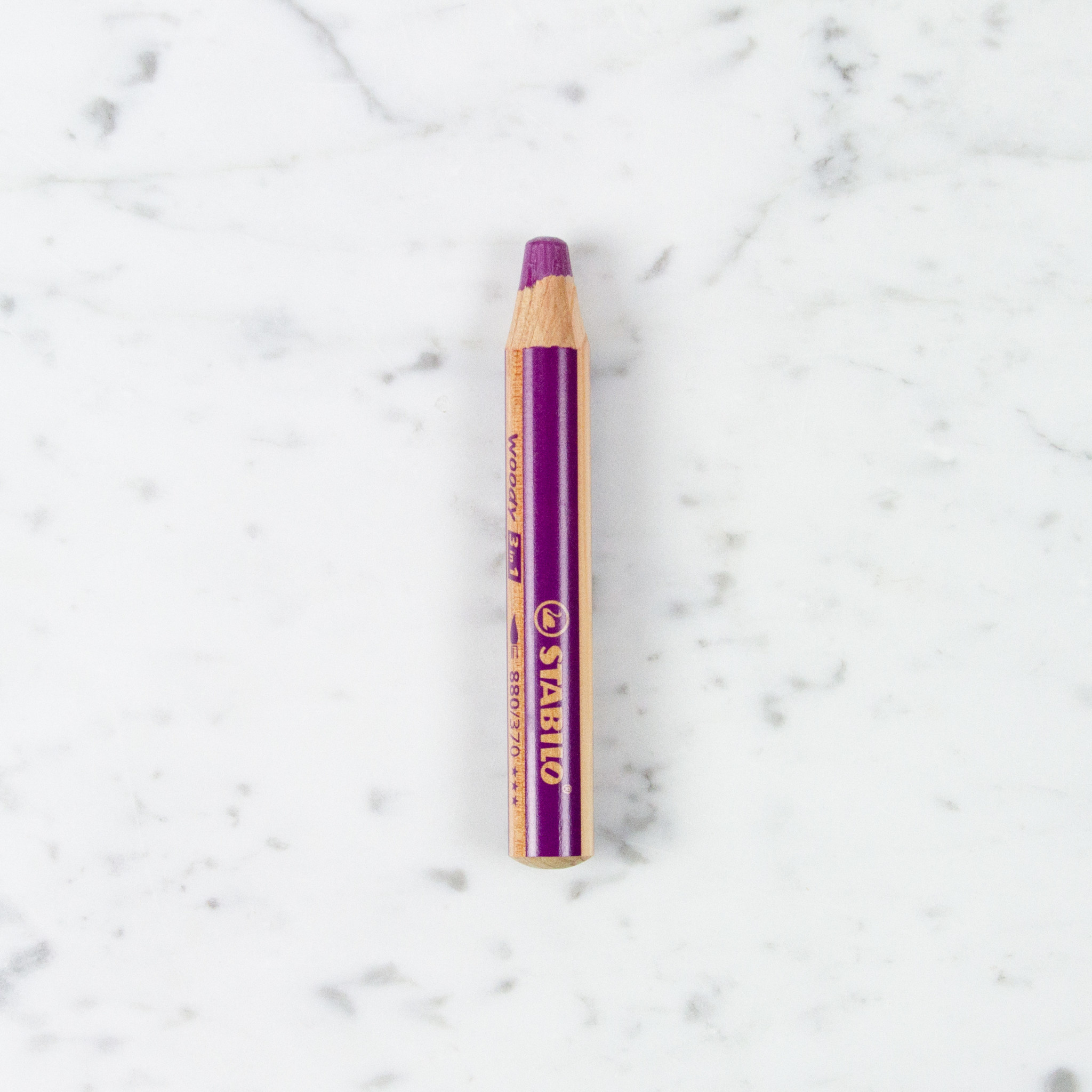 Stabilo Woody 3 in 1 Pencil - Bright Lilac #370