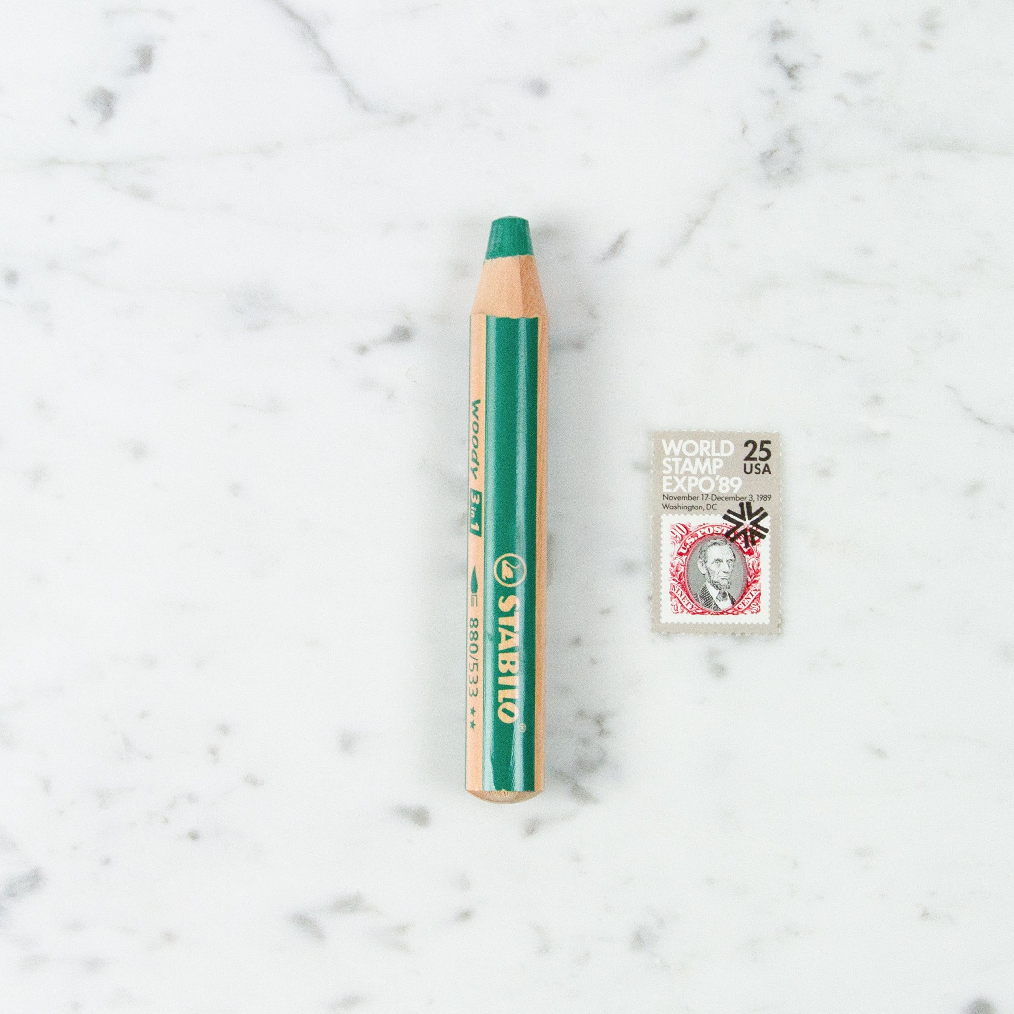 Stabilo Woody 3 in 1 Pencil - Dark Green