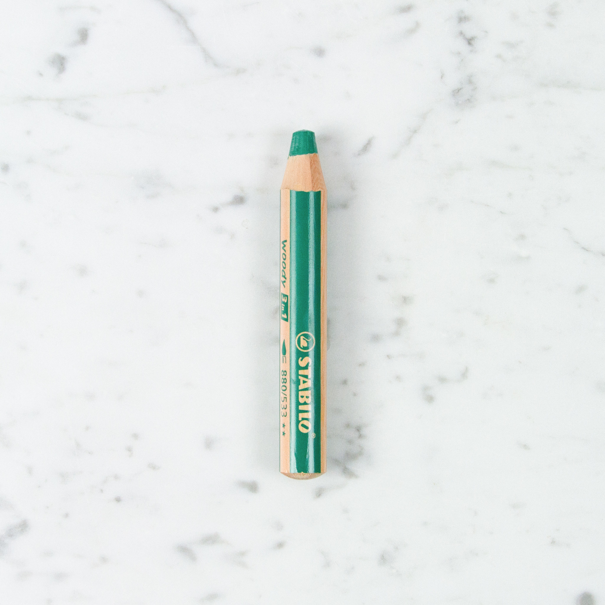 Stabilo Woody 3 in 1 Pencil - Dark Green #533