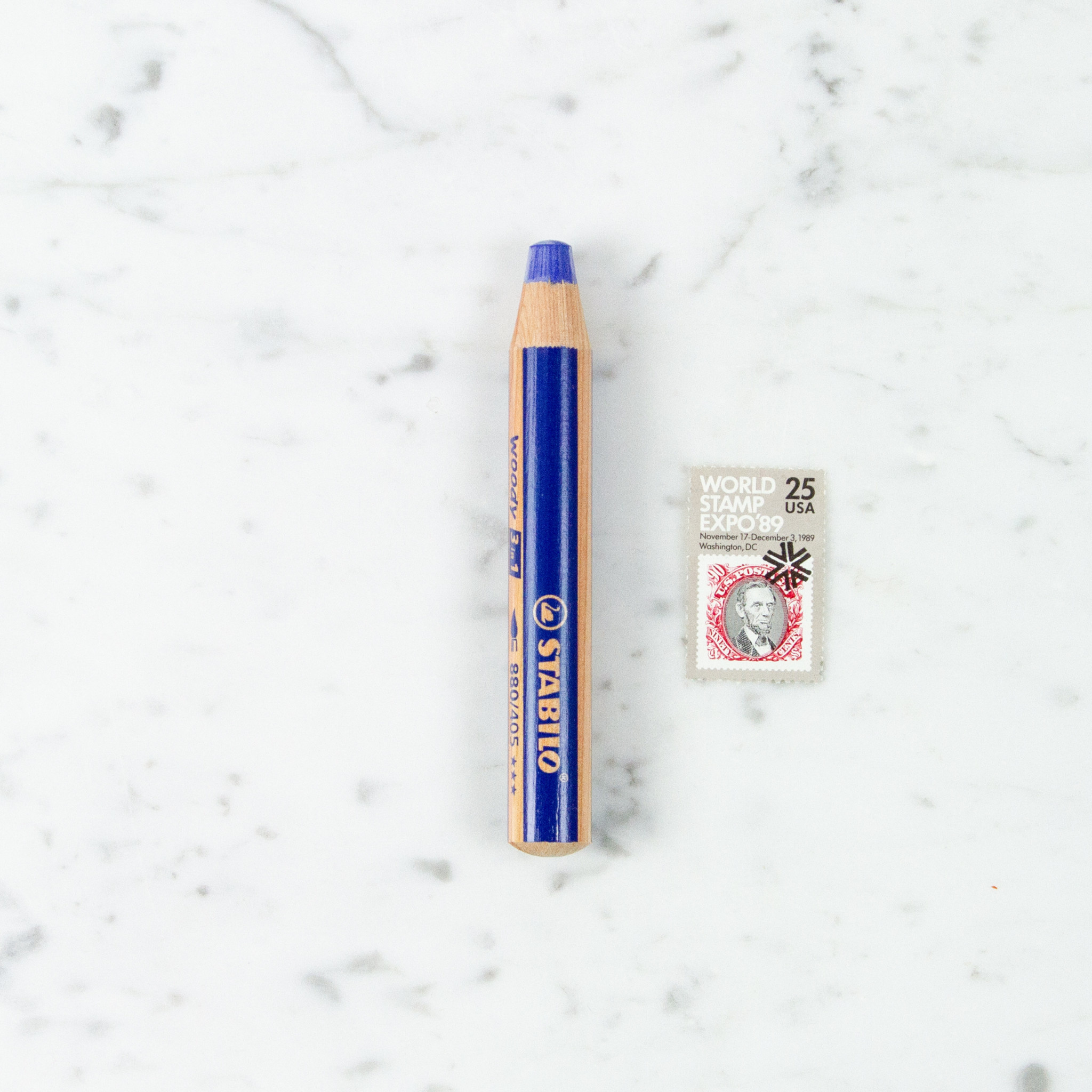 Stabilo Woody 3 in 1 Pencil - Ultramarine Blue #405