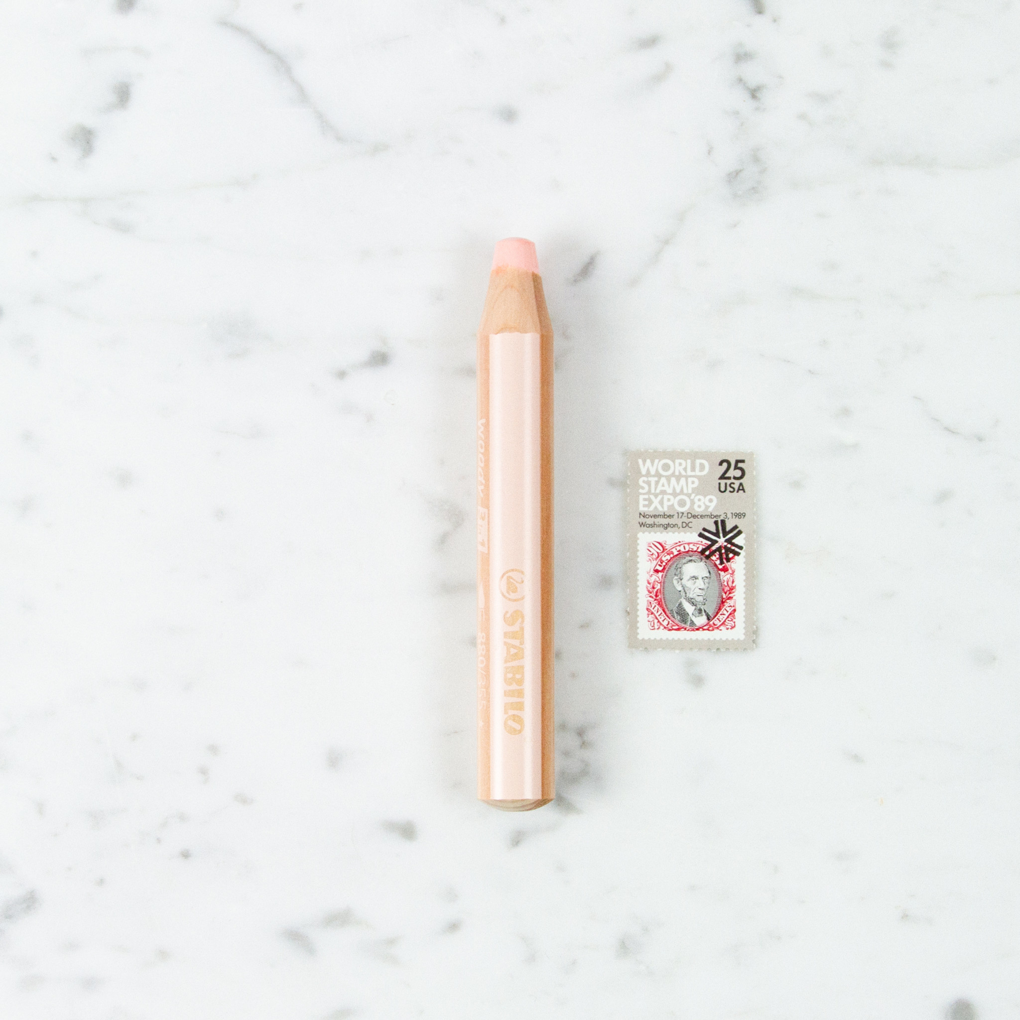 Stabilo Woody 3 in 1 Pencil - Light Pink #355