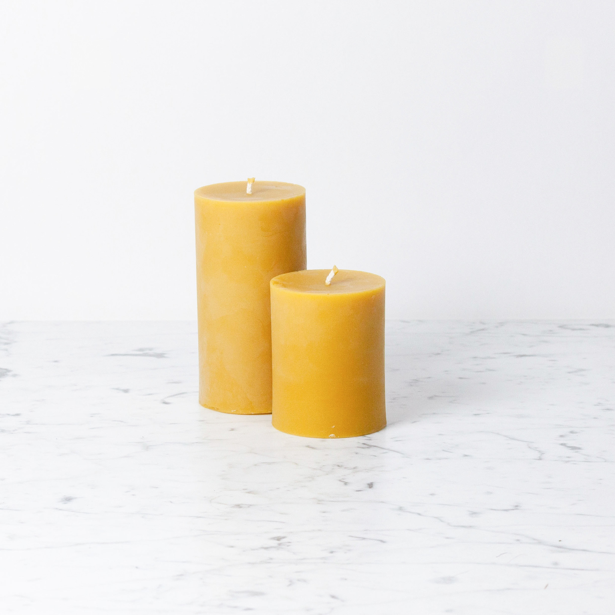 Old Mill Candles Beeswax Pillar Candle - 5" Large