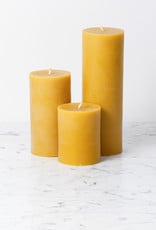 Old Mill Candles Large Beeswax Pillar Candle 90 hr