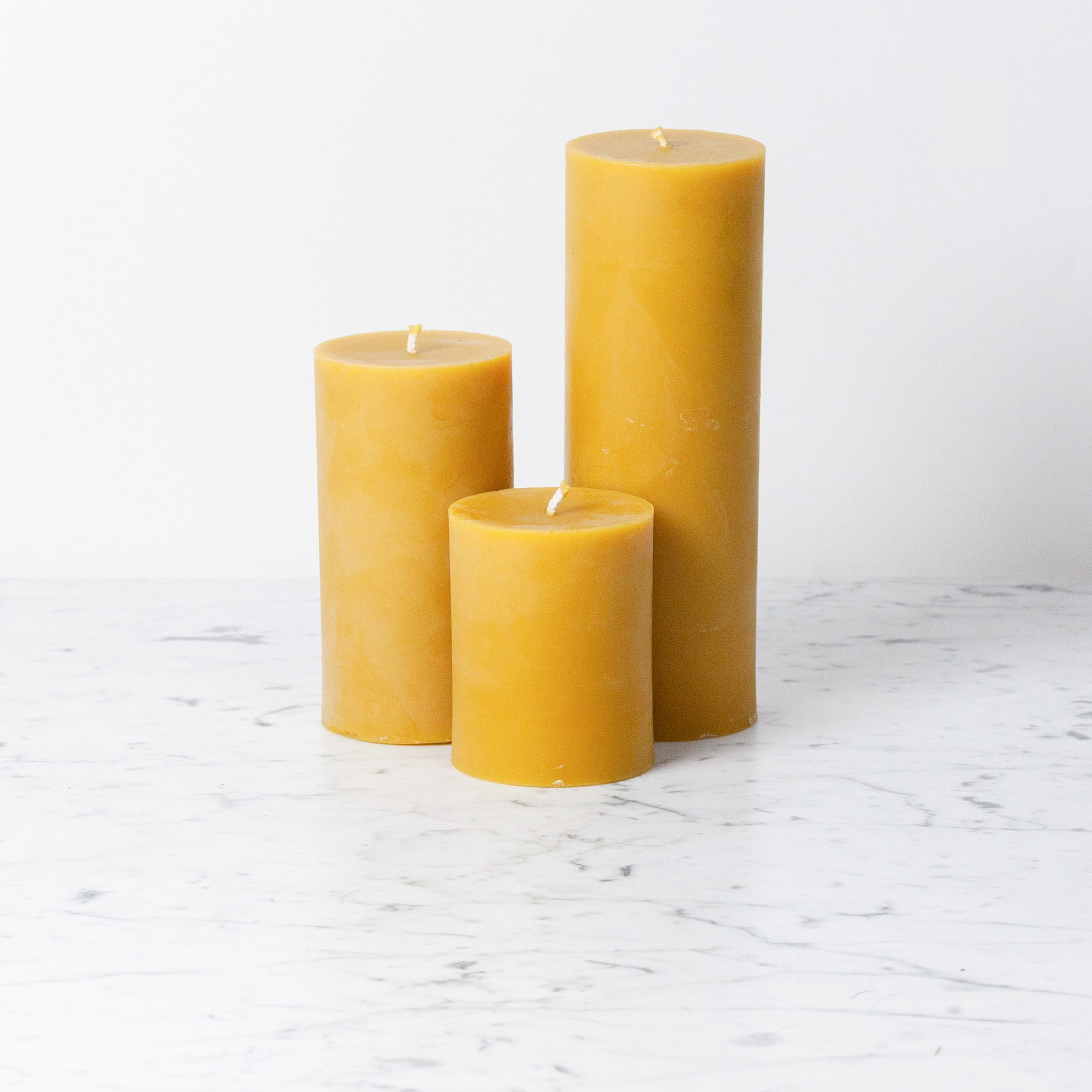 Old Mill Candles Beeswax Pillar Candle - 5" Large