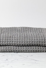 Japanese Lattice Waffle Towels - Grey