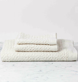 Japanese Lattice Waffle Towels - Ivory