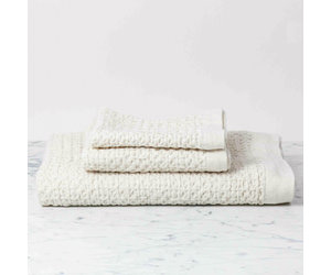 Gilden Tree 100% Natural Cotton Lattice Waffle Weave Hand Towel (White)
