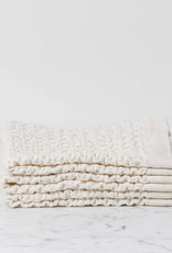 Japanese Lattice Waffle Towels - Ivory