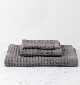 Japanese Lattice Waffle Towels - Brown