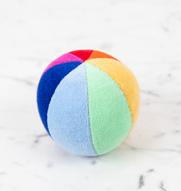 Grimm's Toys Soft Velour Rainbow Ball