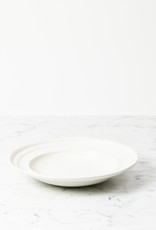 John Julian John Julian Porcelain Impressed Line Shallow Bowl - 9.75"