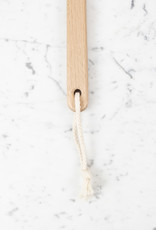 Beechwood Long Handle Bath Brush Oval With Handle - 20"