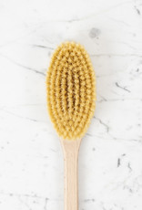 Beechwood Long Handle Bath Brush Oval With Handle - 20"