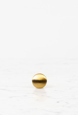 Brass Knob Drawer Pull - Large - 1.25"